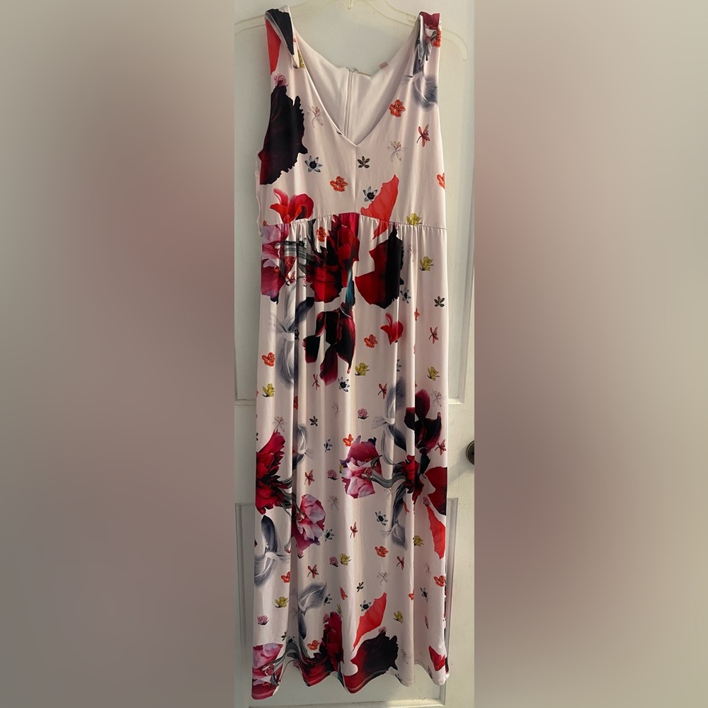 T Tahari floral maxi dress